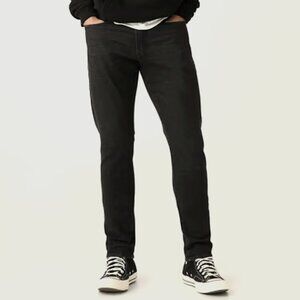 GAP Men's Slim Taper GAPFlex Jeans, Washed Black, 32Wx28L, UEC